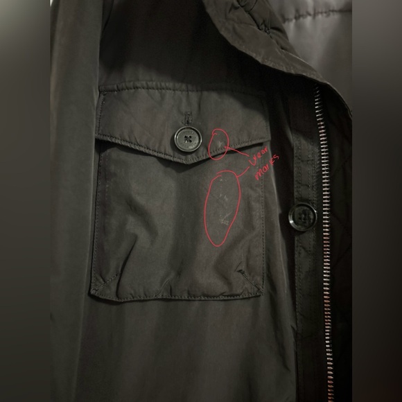 J LINDEBERG black jacket with hidden hood (M) - Picture 5 of 5